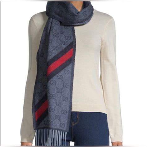 nikky scarf gucci|gucci wool scarf.